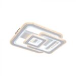 80W LED DECORATIVE CEILING LAMP CCT 3IN1 DIMMABLE IR REMOTE CONTROL WHITE
