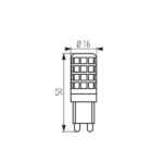 ZUBI DIM 3,5W G9 LAMPA LED - Image 4