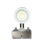 VT-7622PIR GU10 WALL FITTING WITH SENSOR,STAINLESS STEEL BODY-2 WAY IP44 - Image 4