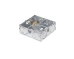 Switch & socket box Steel 1G