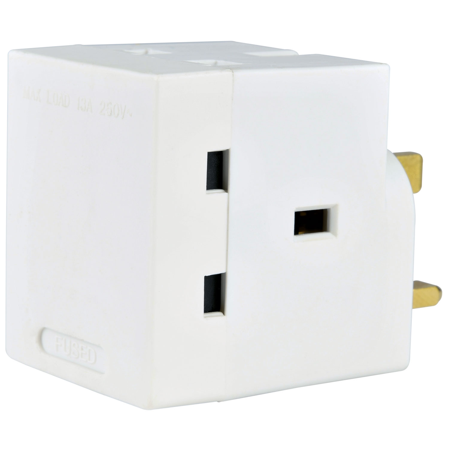 429813UK_CO1 3 Way UK Mains Adaptor - Image 1